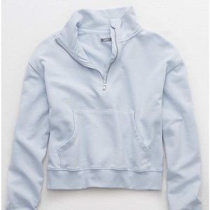 Aerie Cropped Quarterzip
